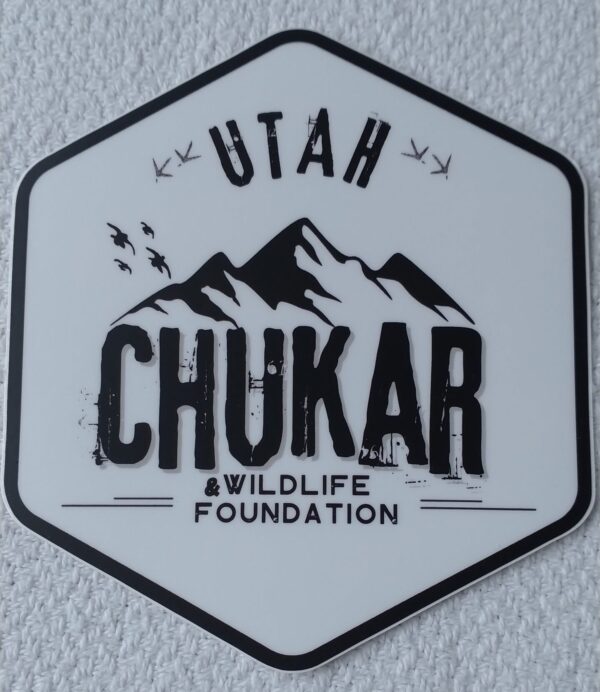 Uth Window Sticker UCWF Hex Window Sticker – Utah Chukar & Wildlife Foundation